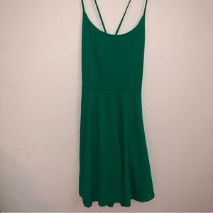 Strappy Green Dress